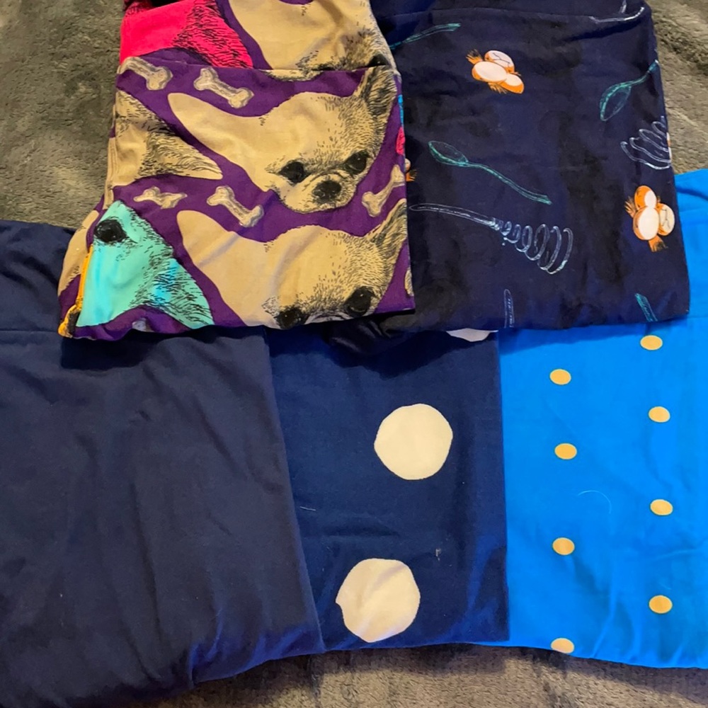 BUNDLE- 5 pairs Lularoe Leggings TC NEW